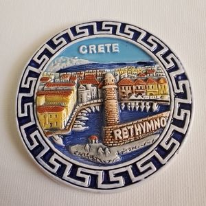 Crete Hand Painted Magnet Art